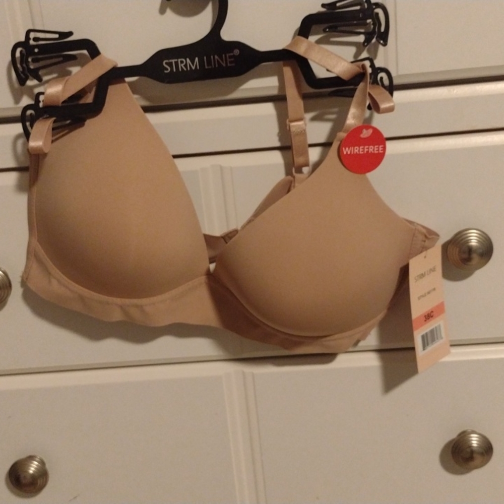 Beige bra brand new 38C